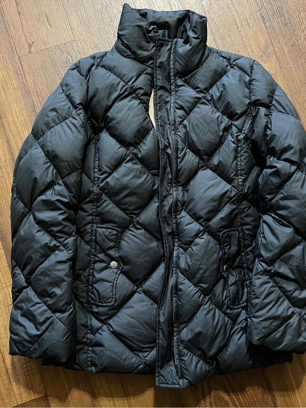 Burberry Brit Goose Down Puffer Jacket Size Small Nova Check